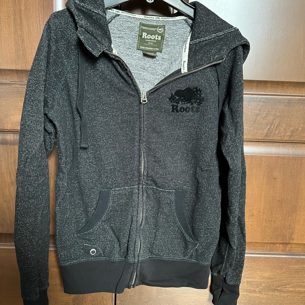 Roots Charcoal and Black Hoodie and Pants